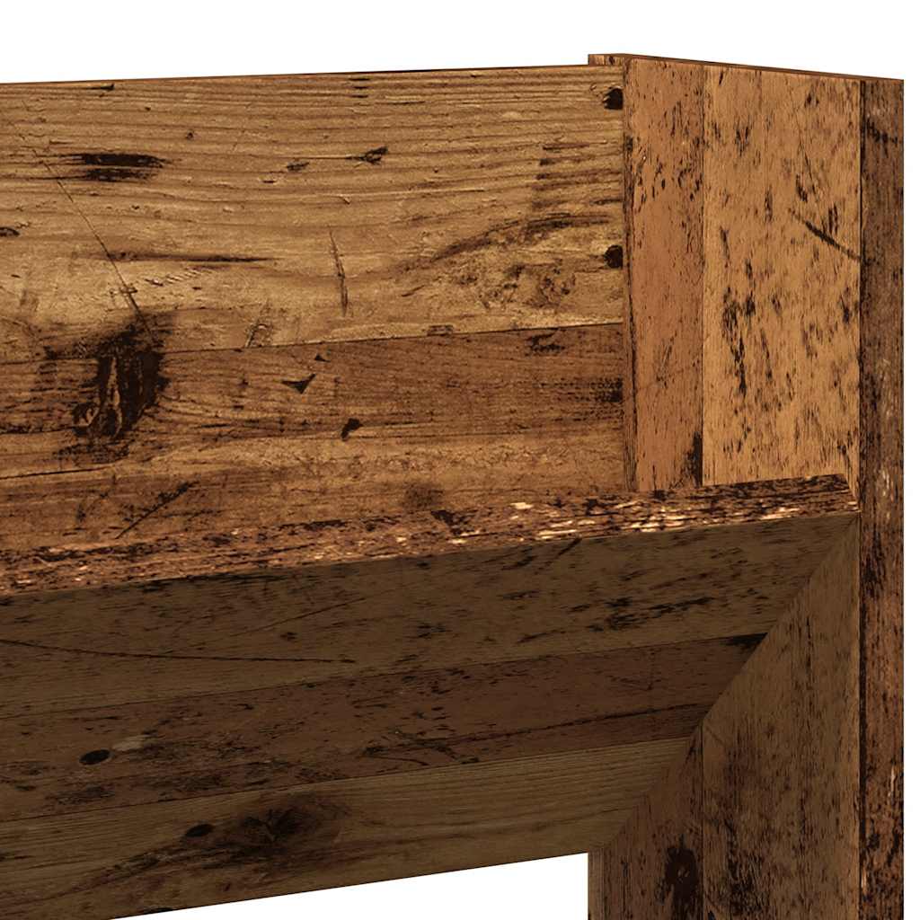 vidaXL Παπουτσοθήκη Τοίχου Παλαιό Ξύλο 80x18x60 εκ. Επεξ. Ξύλο