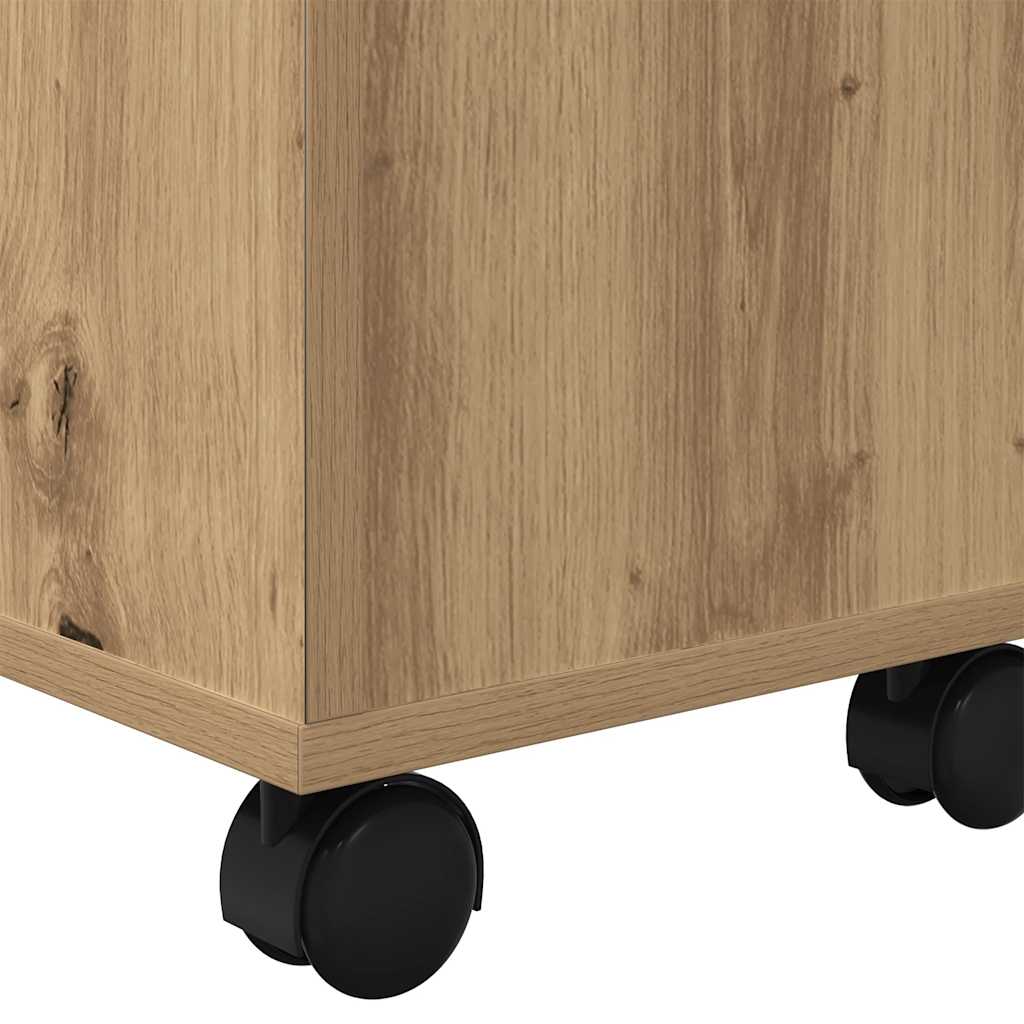 vidaXL Τραπεζάκι Σαλονιού Αρτισιανή Δρυς 60x60x38 εκ. Επεξ. Ξύλο