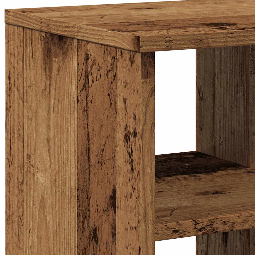 vidaXL Side Table Παλιό ξύλο 50x30x50 cm Κατασκευασμένο ξύλο