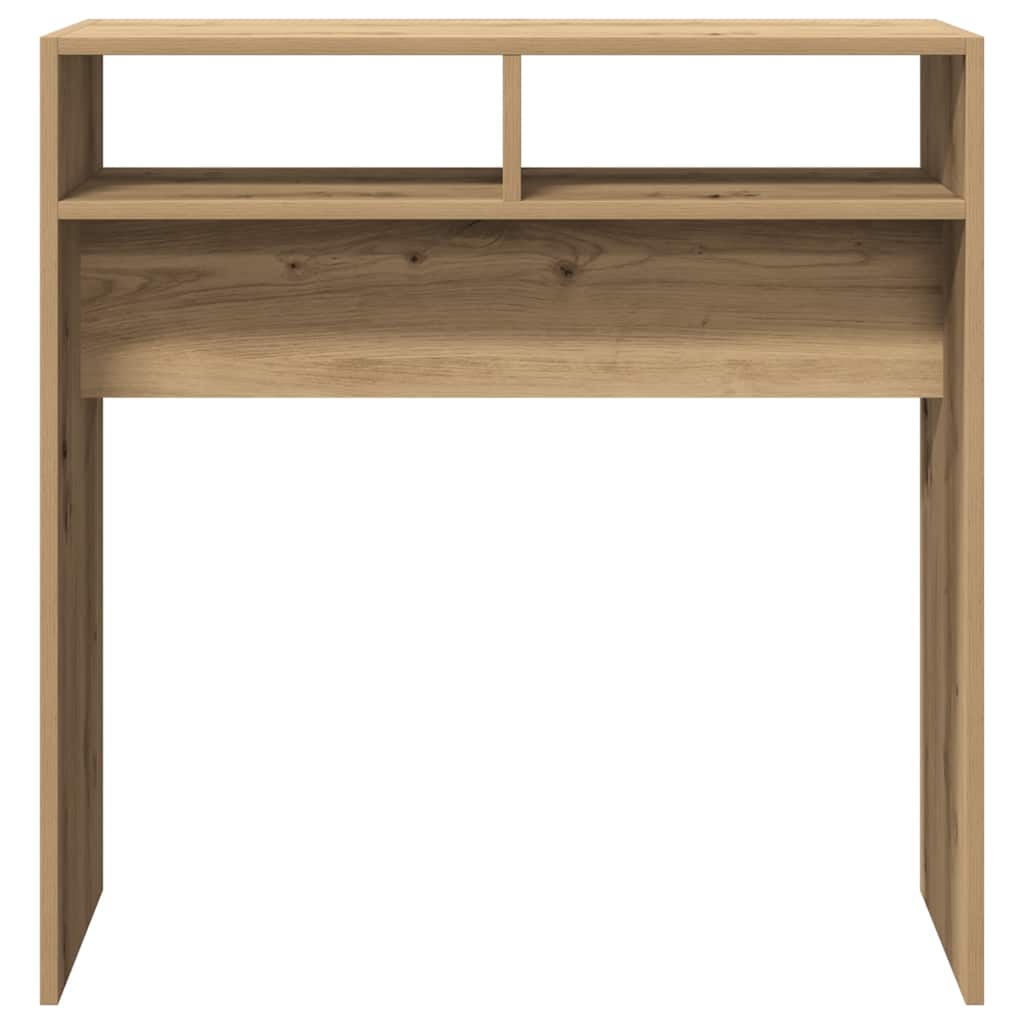 vidaXL Τραπέζι Κονσόλα Αρτισιανή Δρυς 78x30x80 εκ Επεξεργασμένο Ξύλο