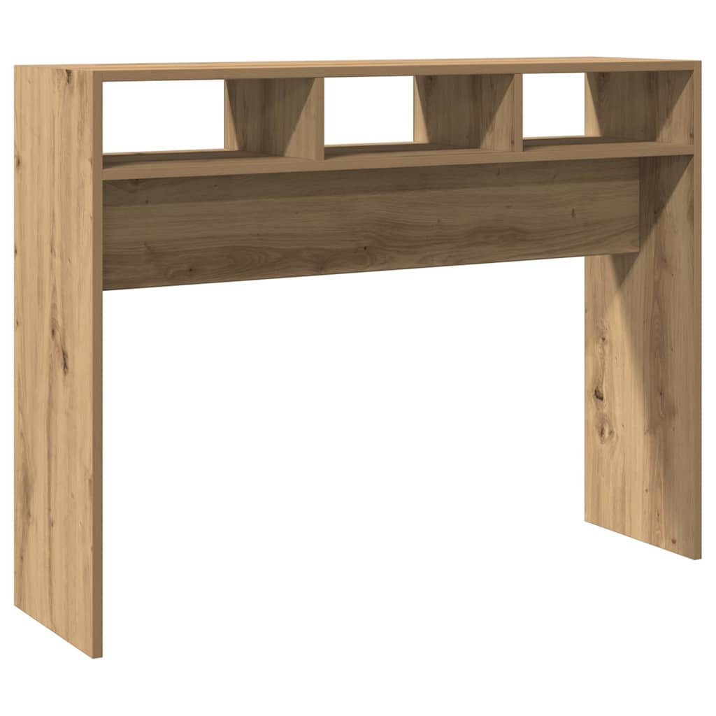 vidaXL Τραπέζι Κονσόλα Αρτισιανή Δρυς 105x30x80 εκ Επεξεργασμένο Ξύλο