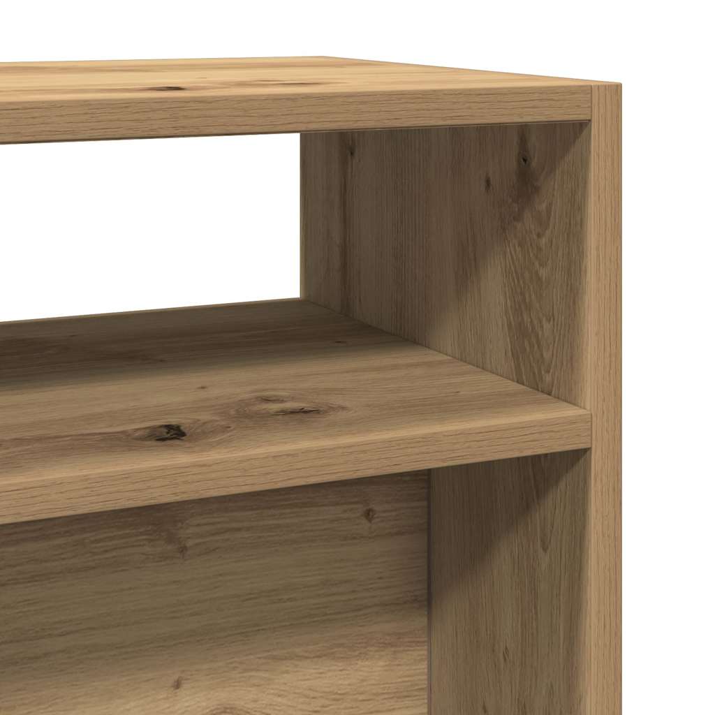 vidaXL Τραπέζι Κονσόλα Αρτισιανή Δρυς 105x30x80 εκ Επεξεργασμένο Ξύλο