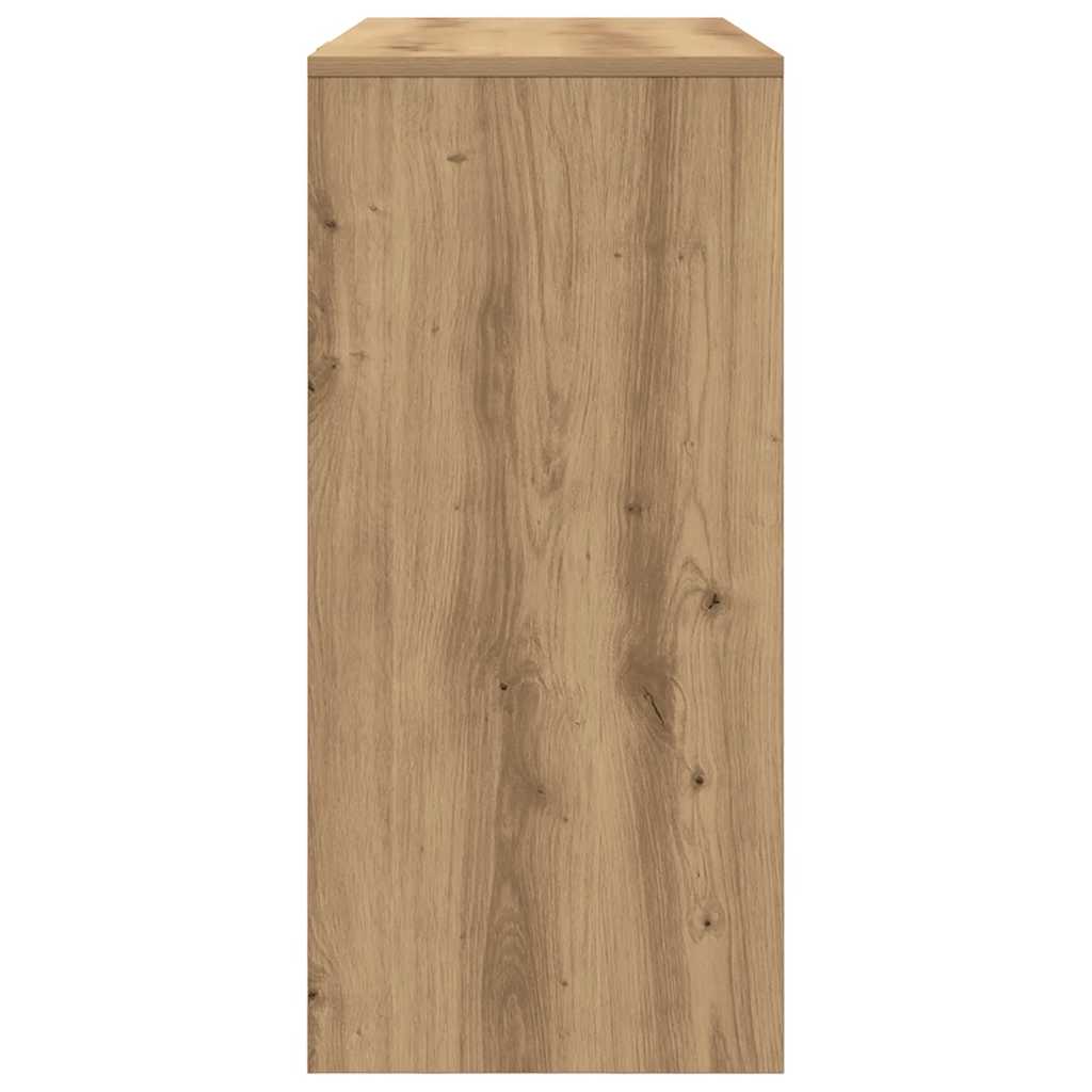 vidaXL Γραφείο Αρτισιανή Δρυς 102,5x35x75 εκ. από Επεξεργασμένο Ξύλο