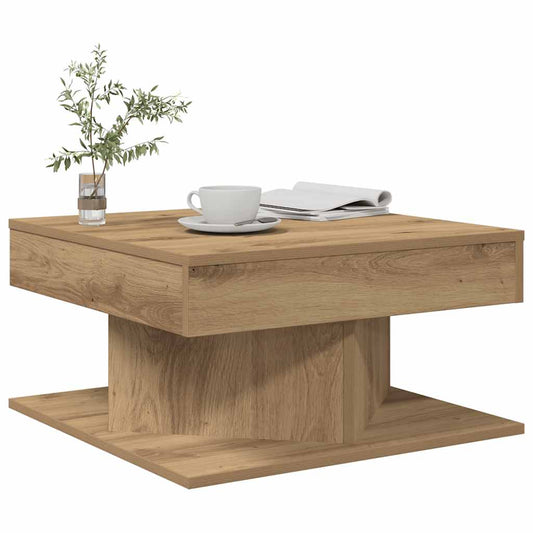 vidaXL Τραπεζάκι Σαλονιού τεχνίτης Δρυς 55x55x30 εκ Επεξεργασμένο Ξύλο