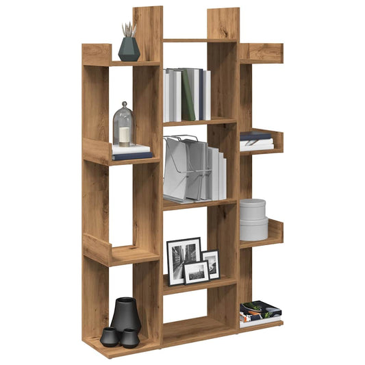 vidaXL Ντουλάπι βιβλίων Artisan Oak 86x25,5x140 cm Ξύλο μηχανής
