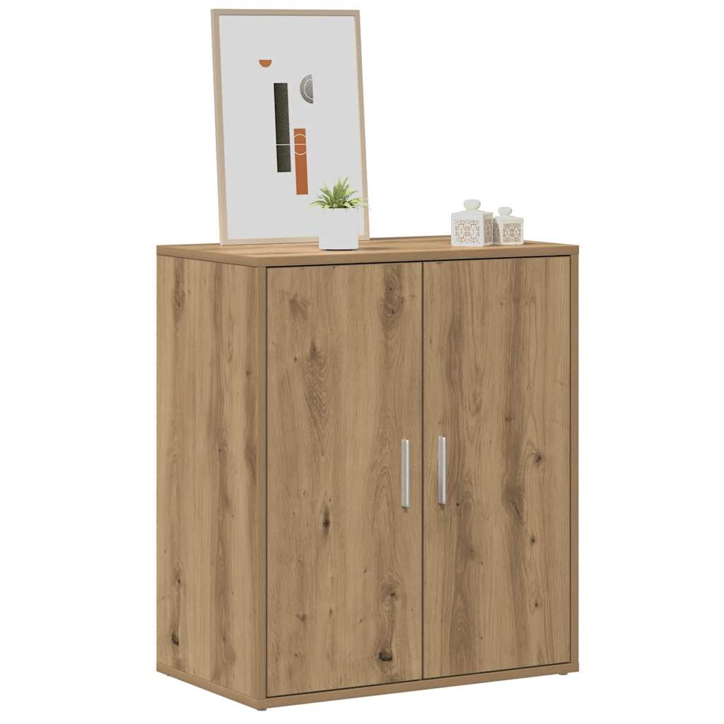vidaXL Παπουτσοθήκη Τεχνίτης Δρυς 60x35x70 εκ. από Επεξεργασμένο Ξύλο