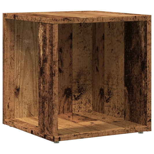 vidaXL Τραπέζι Βοηθητικό Παλαιό Ξύλο 33x33x34 εκ. από Επεξ. Ξύλο