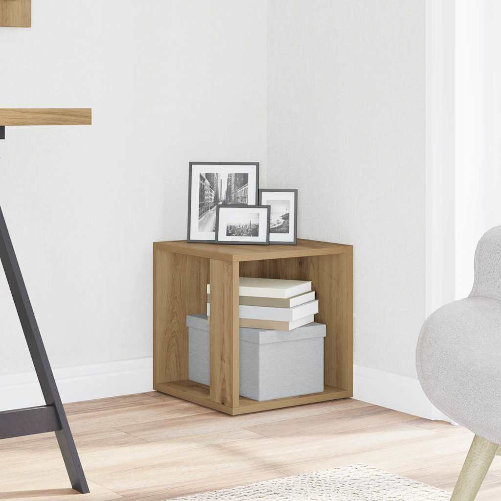 vidaXL Βοηθητικό Τραπέζι Αρτισιανή Δρυς 33x33x34 εκ. Επεξ. Ξύλο