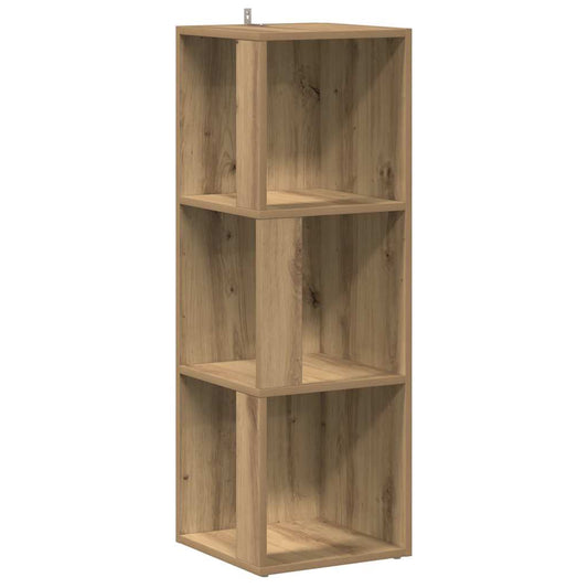 vidaXL Γωνιακό ντουλάπι Artisan Oak 33x33x100 cm Κατασκευασμένο ξύλο