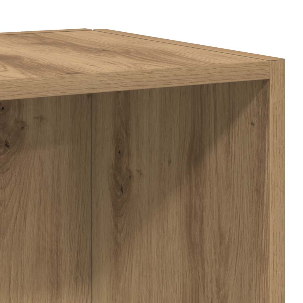 vidaXL Γωνιακό ντουλάπι Artisan Oak 33x33x100 cm Κατασκευασμένο ξύλο