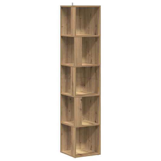 vidaXL Γωνιακό ντουλάπι Artisan Oak 33x33x165 cm Κατασκευασμένο ξύλο