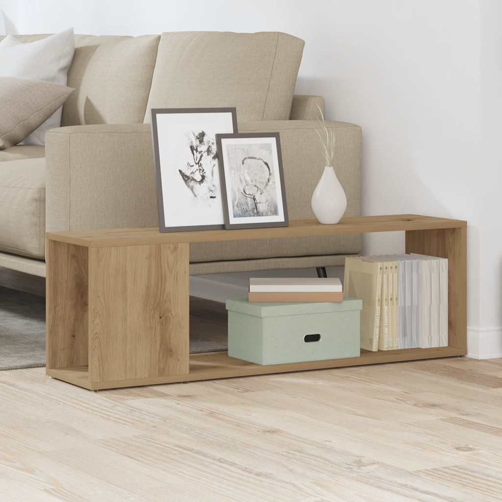 vidaXL Έπιπλο Τηλεόρασης Αρτισιανή Δρυς 100x24x32εκ. από Επεξεργ. Ξύλο
