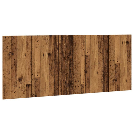 vidaXL κεφαλάρι κρεβατιού Παλιό ξύλο 200x1,5x80 cm Κατασκευασμένο ξύλο