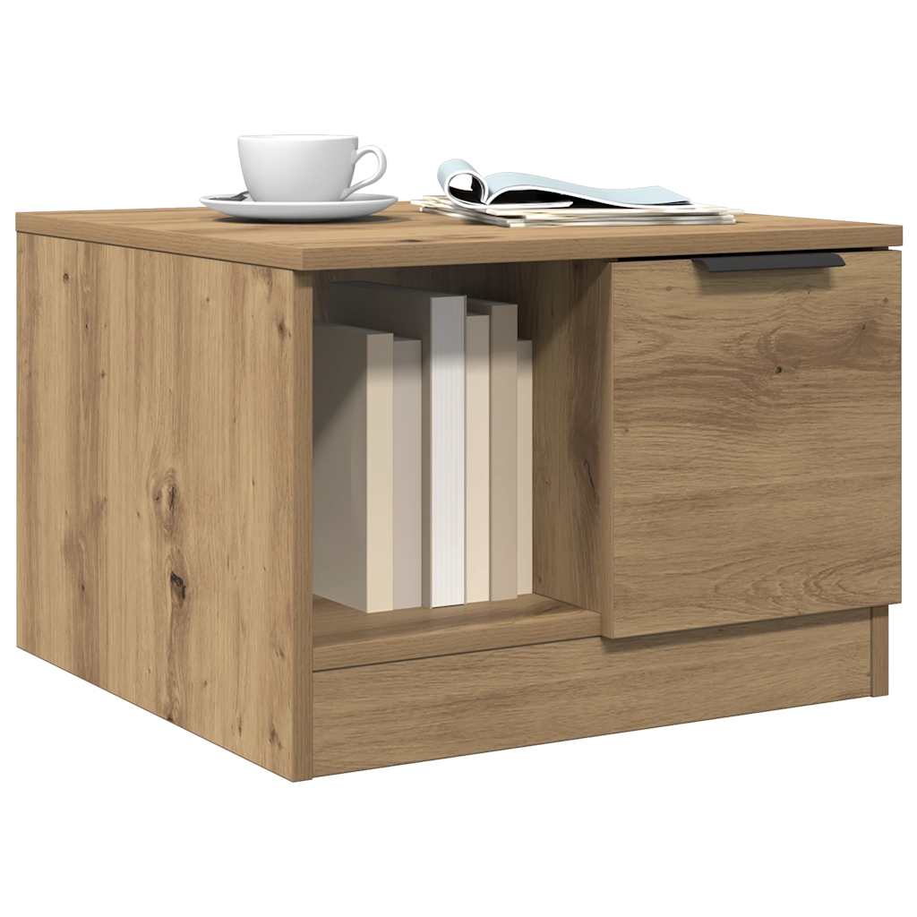 vidaXL Τραπεζάκι Σαλονιού τεχνίτης Δρυς 50x50x36 εκ Επεξεργασμένο Ξύλο