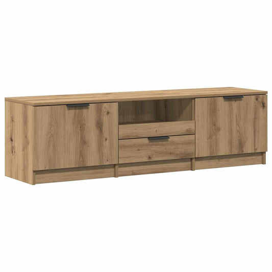 vidaXL Έπιπλο Τηλεόρασης Χειροποίητο Δρυς 140x35x40 εκ. από Τεχνητό Ξύλο