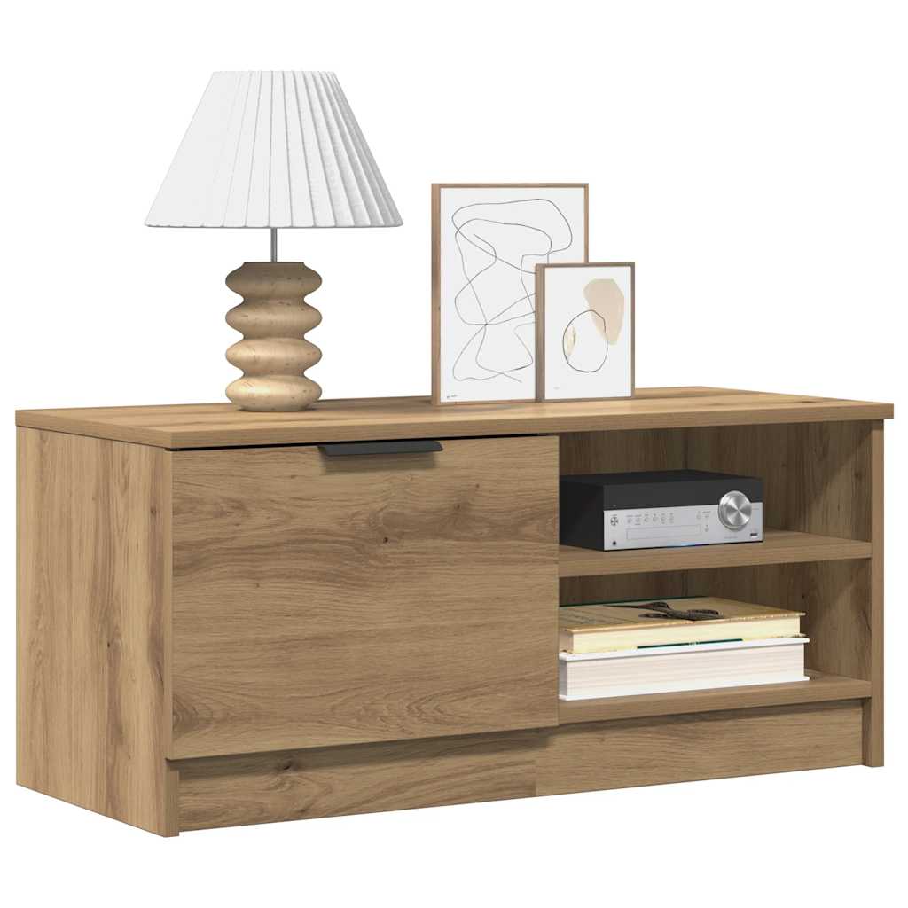 vidaXL Ντουλάπι τηλεόρασης Artisan Oak 80x35x36,5 cm