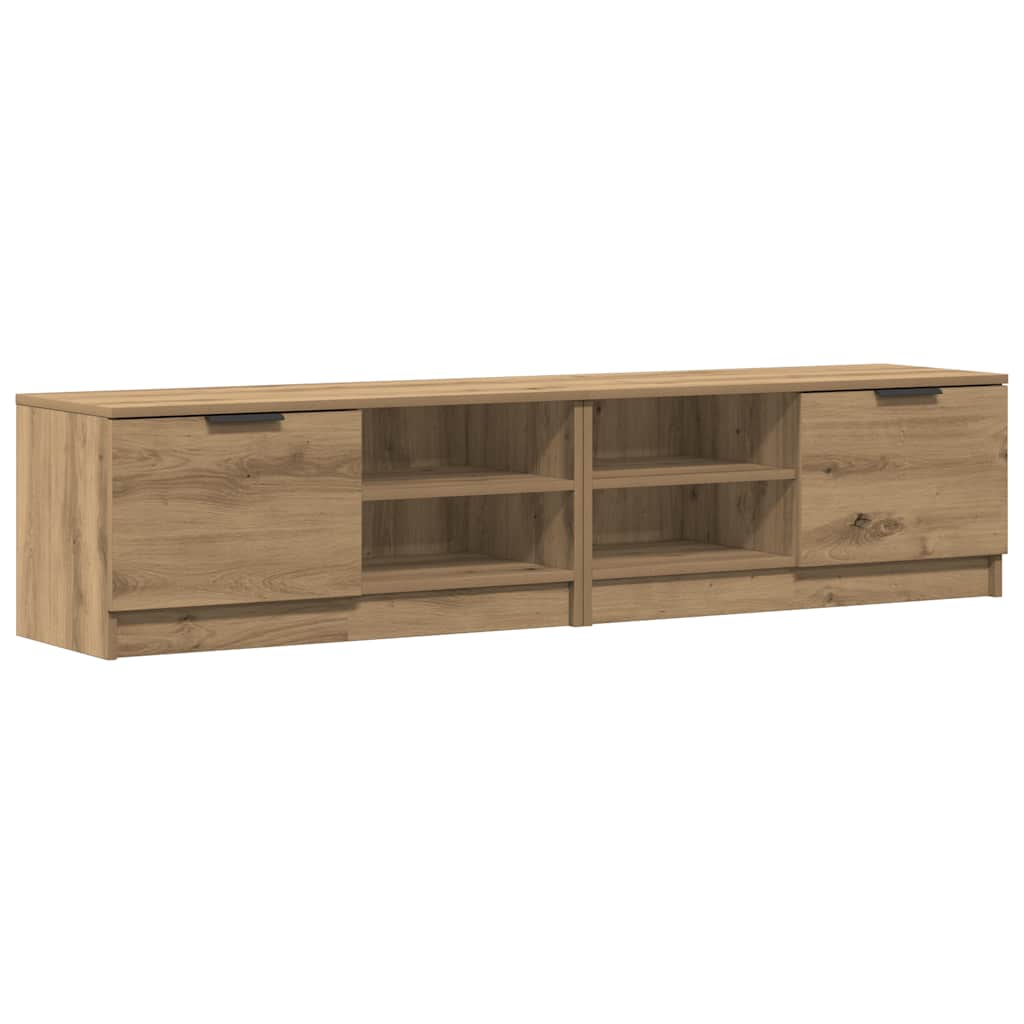 vidaXL Σετ ντουλάπι τηλεόρασης 2 τεμαχίων Artisan Oak 80x35x36,5 cm