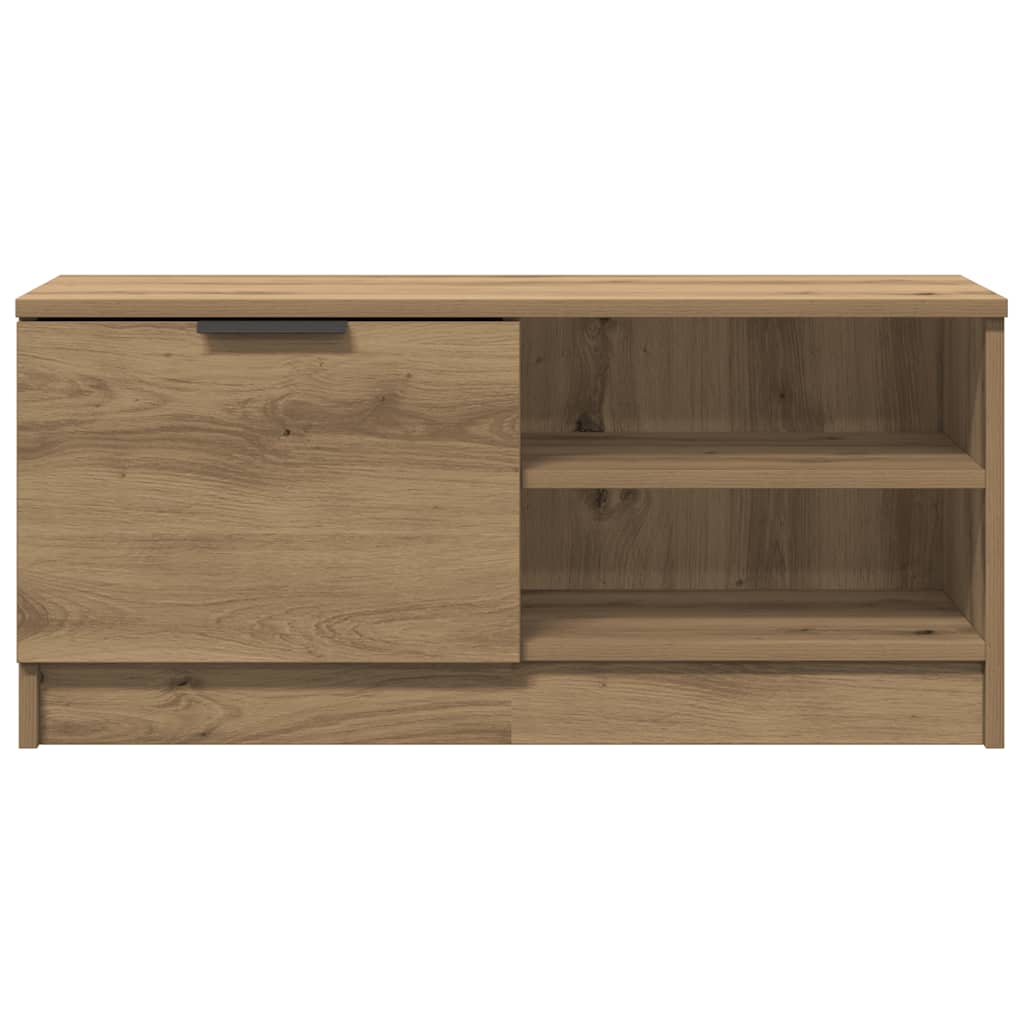 vidaXL Σετ ντουλάπι τηλεόρασης 2 τεμαχίων Artisan Oak 80x35x36,5 cm