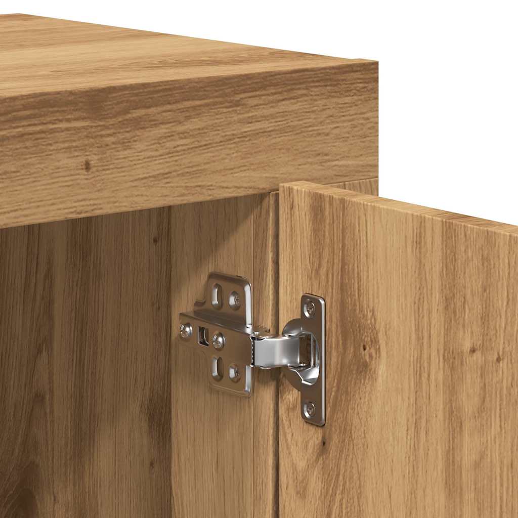 vidaXL Μπουφές Αρτισιανή Δρυς 92x35x75 εκ. από Επεξεργασμένο Ξύλο