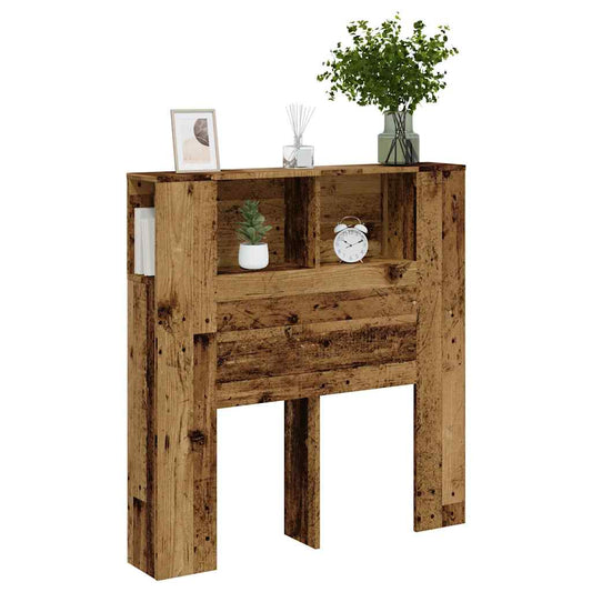 vidaXL Κεφαλάρι Με Αποθηκευτικό Χώρο 100x18,5x102,5 εκ. Επεξ. Ξύλο
