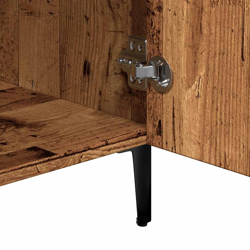 vidaXL Ντουλάπι Παλαιό Ξύλο 90 x 34 x 80 εκ. από Επεξεργασμένο Ξύλο