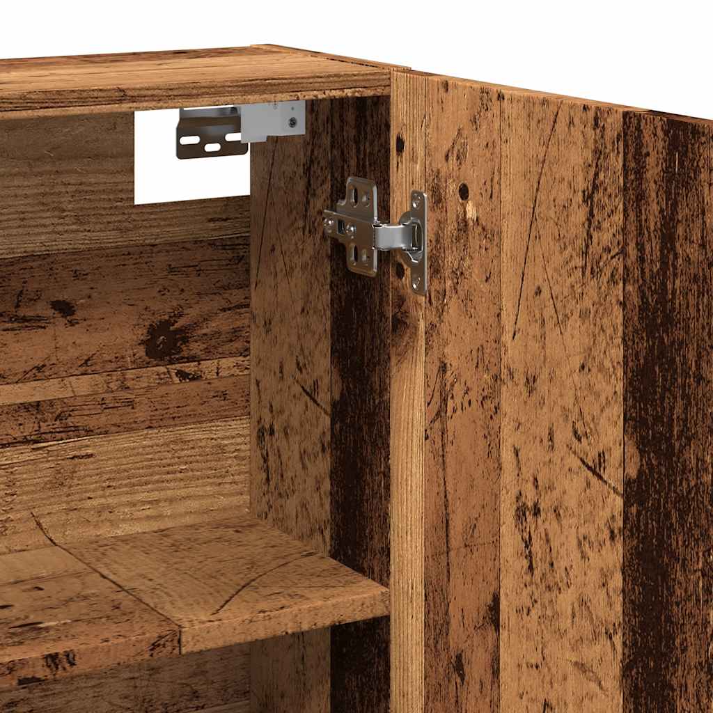 vidaXL Έπιπλο Καθρέφτη Μπάνιου Παλαιό Ξύλο 64x20x66,5 εκ. Επεξ. Ξύλο