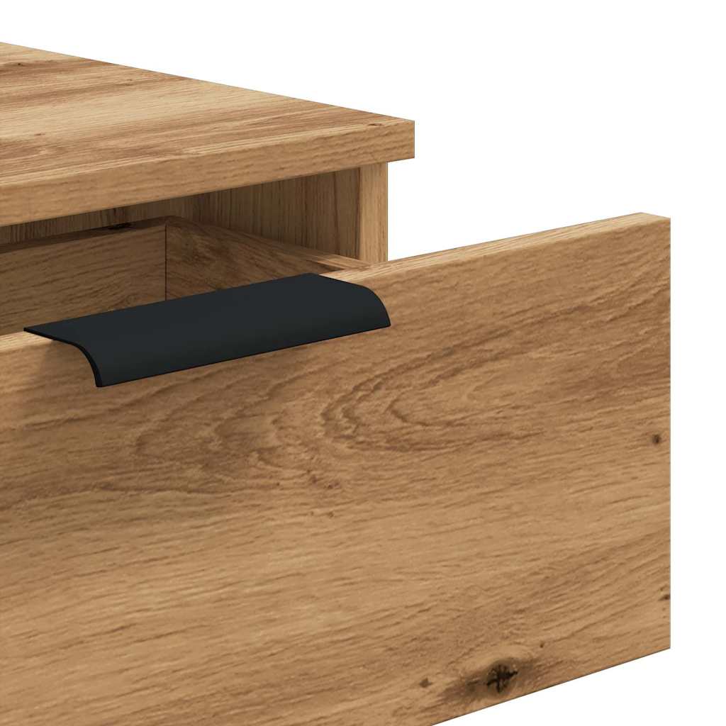 vidaXL Τραπέζι κονσόλας Artisan Oak 90x36x75 cm Κατασκευασμένο ξύλο