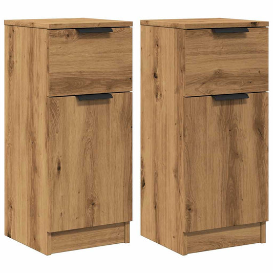vidaXL Sideboards 2 τεμάχια Artisan Oak 30x30x70cm Κατασκευασμένο ξύλο