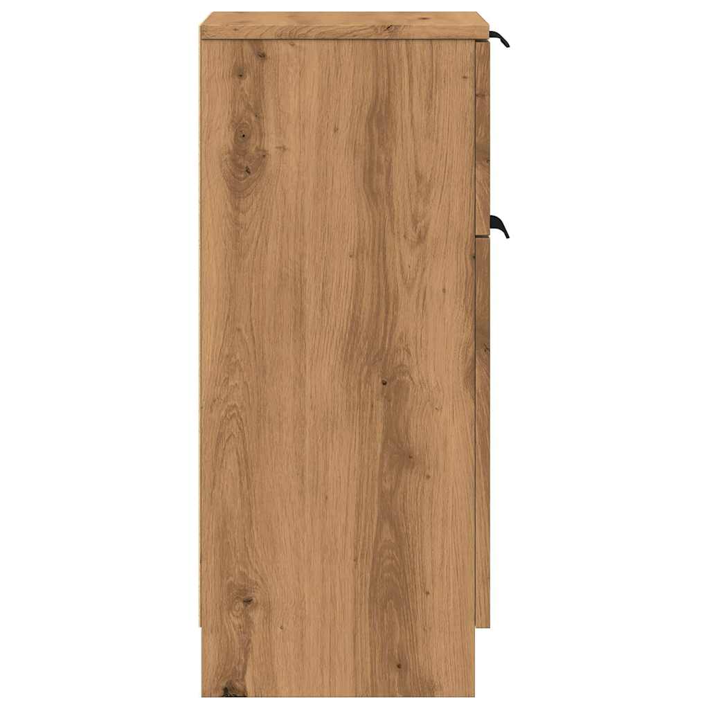 vidaXL Sideboards 2 τεμάχια Artisan Oak 30x30x70cm Κατασκευασμένο ξύλο