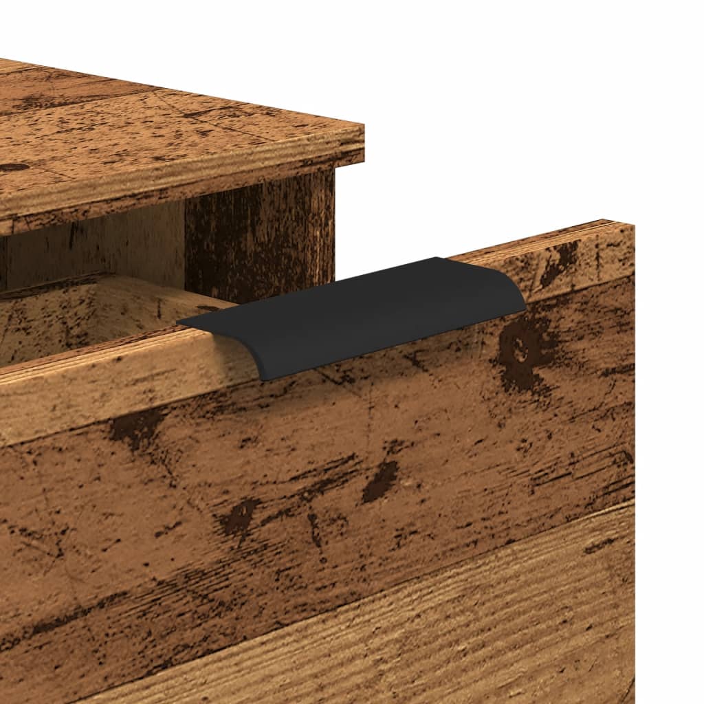 vidaXL Ντουλάπια 2 τεμ. Παλαιό ξύλο 30 x 30 x 70 εκ Επεξεργασμένο Ξύλο