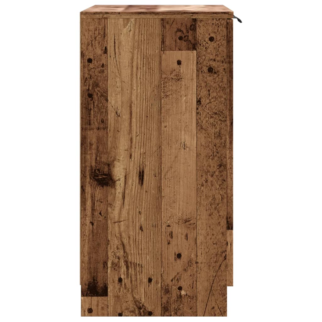 vidaXL Παπουτσοθήκη Όψη Παλαιού Ξύλου 59x35x70 εκ. Επεξ. Ξύλο