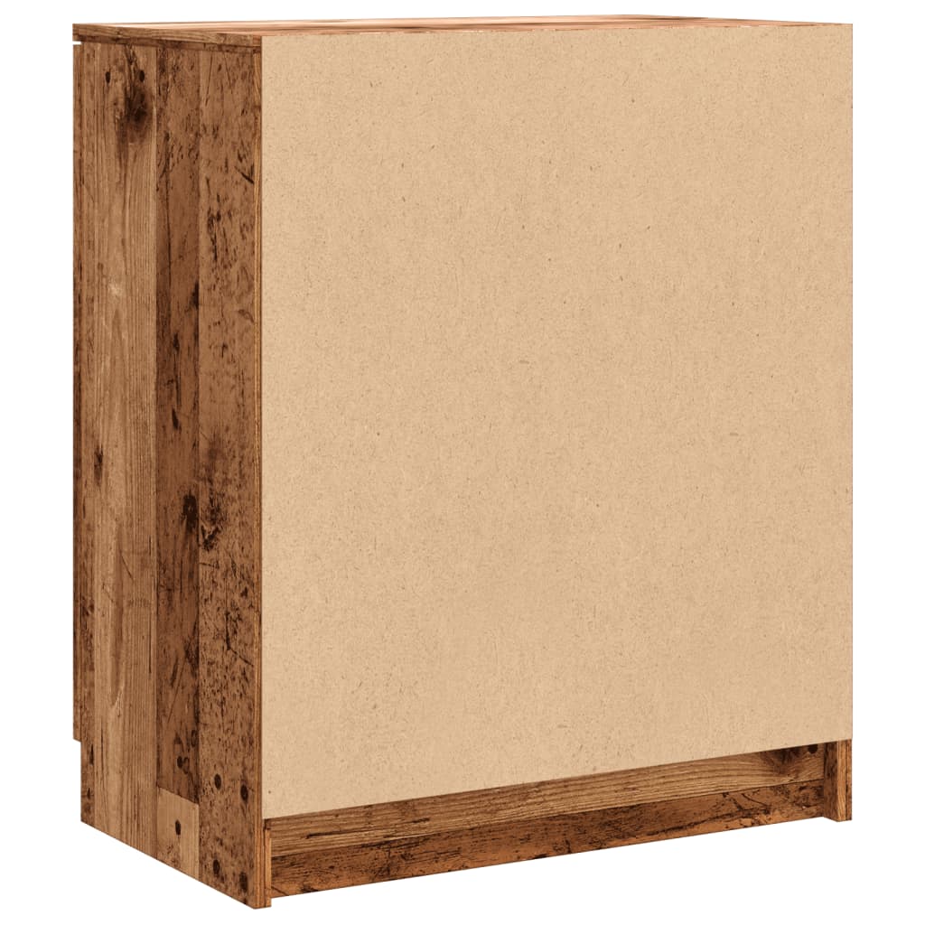 vidaXL Παπουτσοθήκη Όψη Παλαιού Ξύλου 59x35x70 εκ. Επεξ. Ξύλο