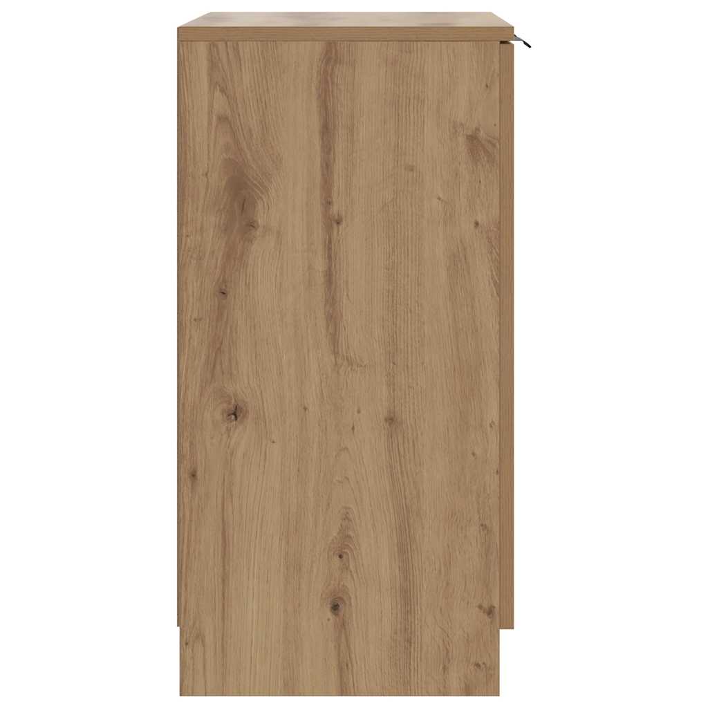 vidaXL Παπουτσοθήκη Αρτισιανή Δρυς 59x35x70 εκ. Επεξ. Ξύλο