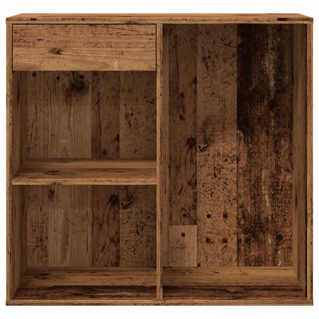 vidaXL Ντουλάπι καλλυντικών Παλιό ξύλο 80x40x75 cm Κατασκευασμένο ξύλο