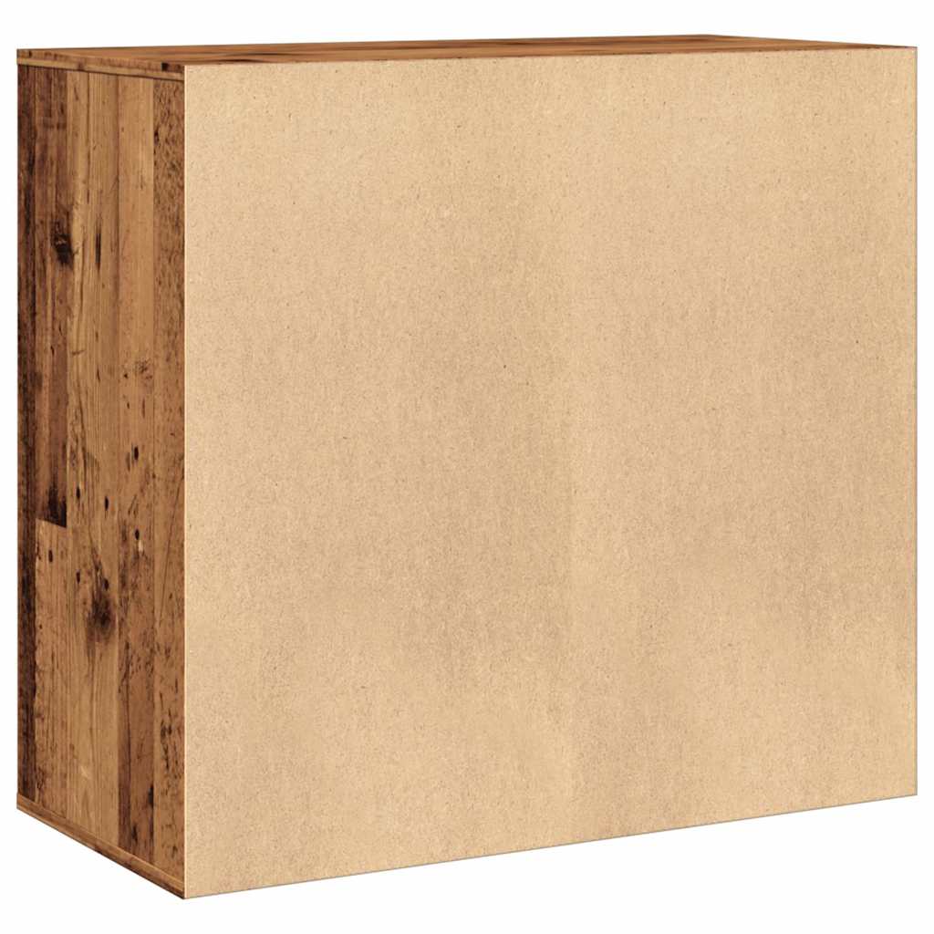 vidaXL Ντουλάπι καλλυντικών Παλιό ξύλο 80x40x75 cm Κατασκευασμένο ξύλο