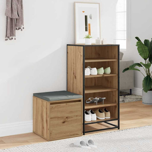 vidaXL Συρτάρι Box Artisan Δρυς 40,5x40x40 cm Ξύλο μηχανής