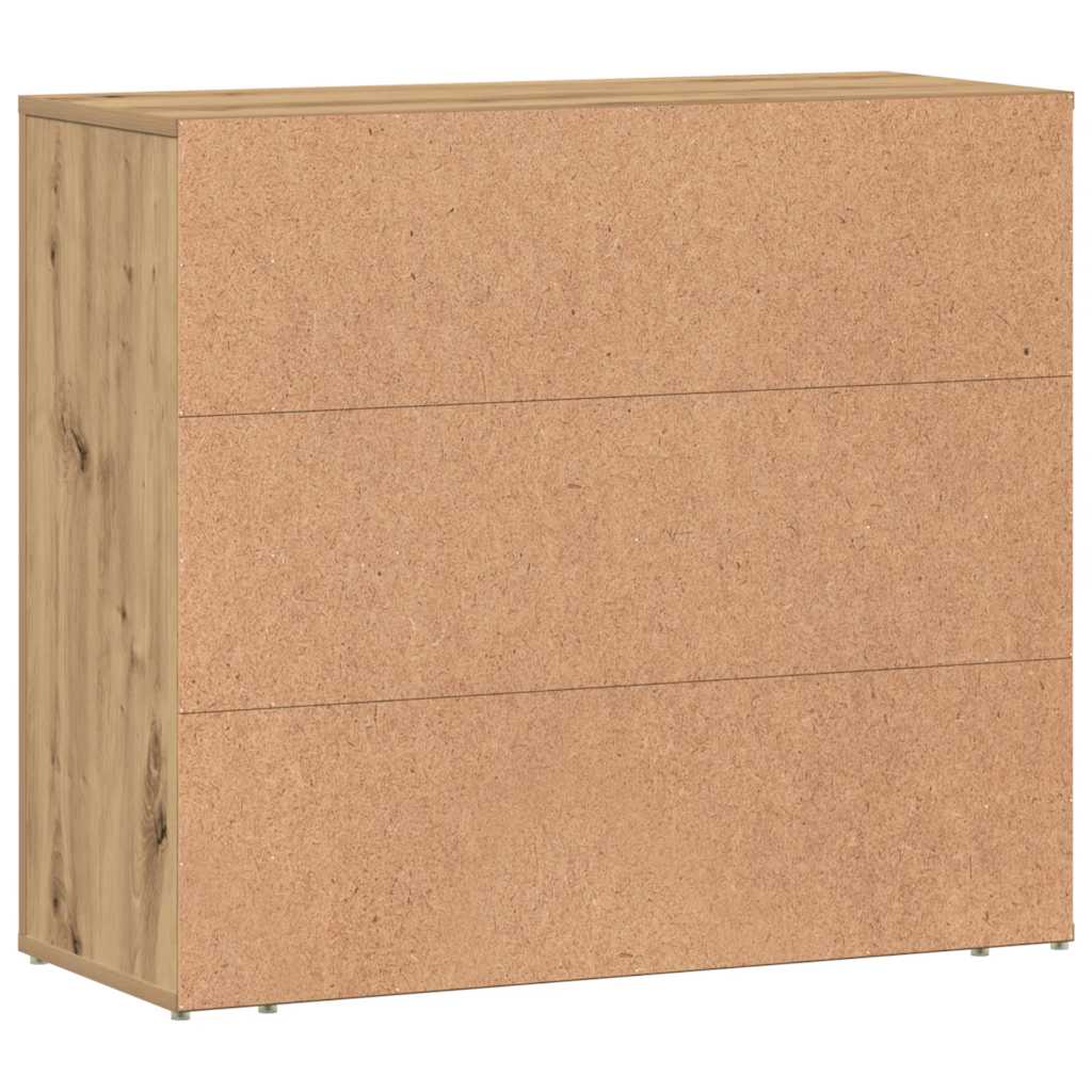 vidaXL Ντουλάπι Artisian Δρυς 80x33x70 εκ. από Επεξεργασμένο Ξύλο