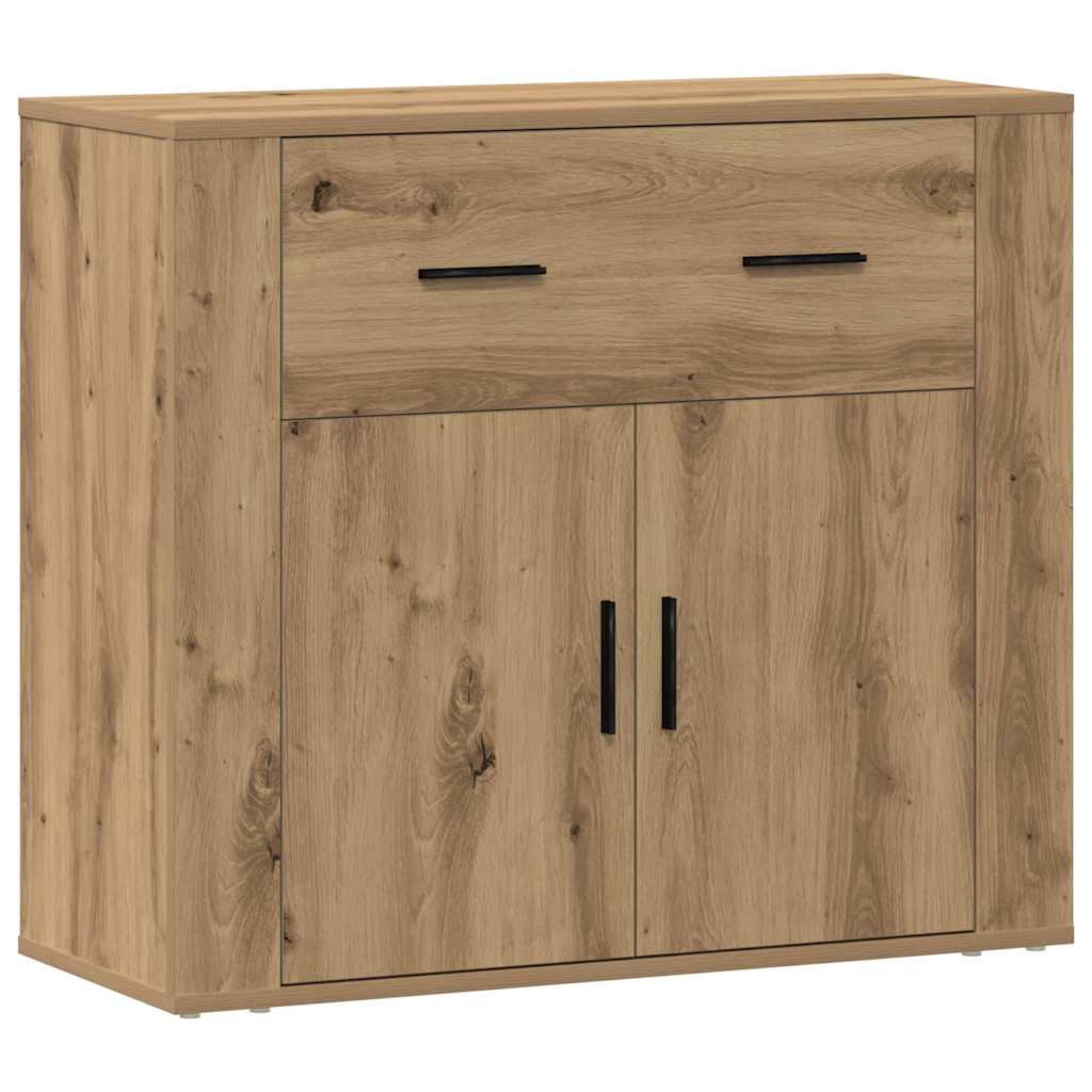 vidaXL Ντουλάπι Artisian Δρυς 80x33x70 εκ. από Επεξεργασμένο Ξύλο