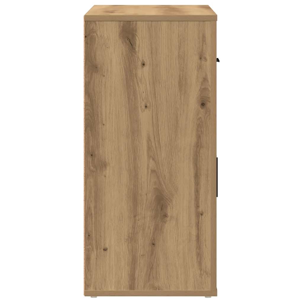 vidaXL Ντουλάπι Artisian Δρυς 80x33x70 εκ. από Επεξεργασμένο Ξύλο