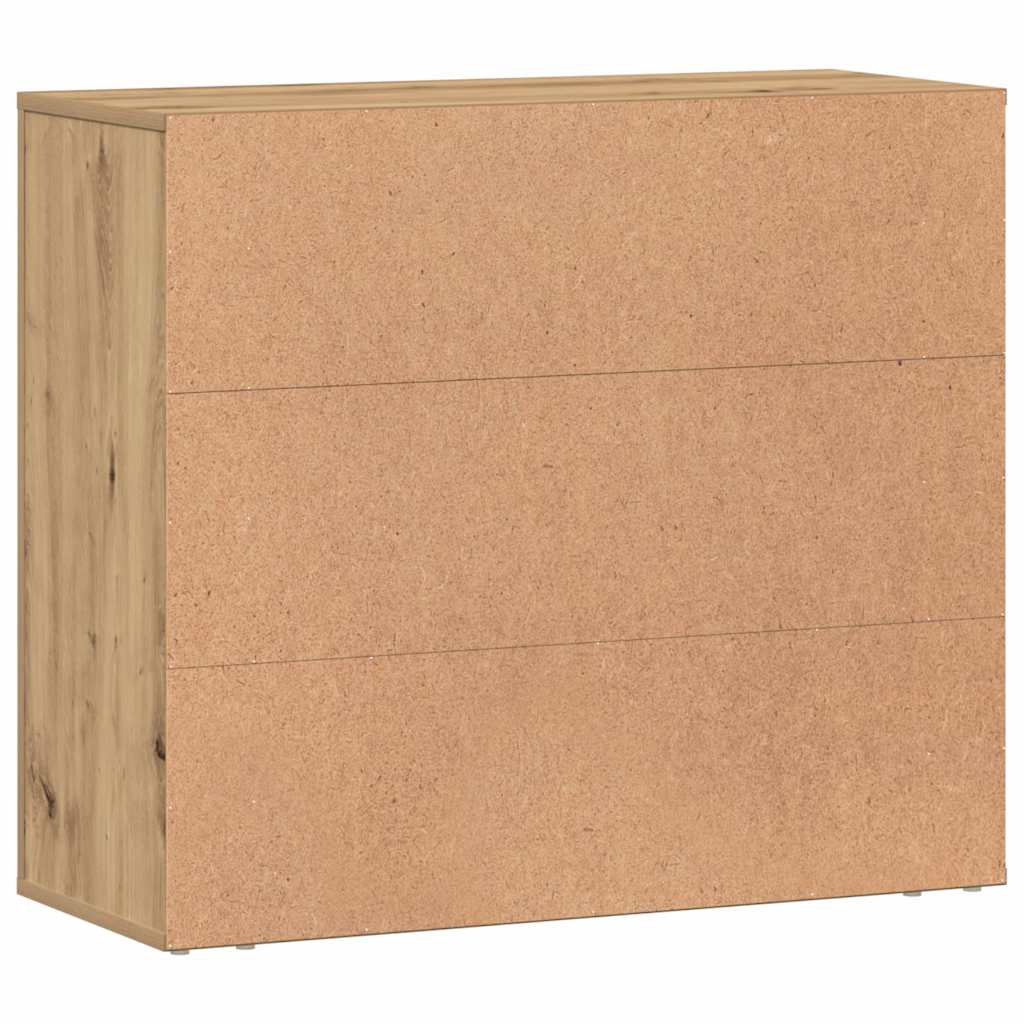 vidaXL Ντουλάπι Artisian Δρυς 80x33x70 εκ. από Επεξεργασμένο Ξύλο