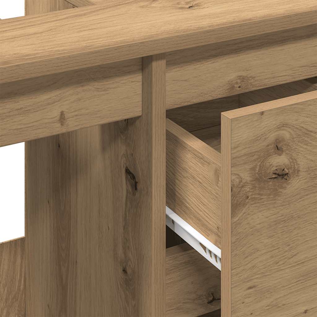 vidaXL Ντουλάπι Νιπτήρα Αρτισιανή Δρυς 65x33x60 εκ. Επεξ. Ξύλο