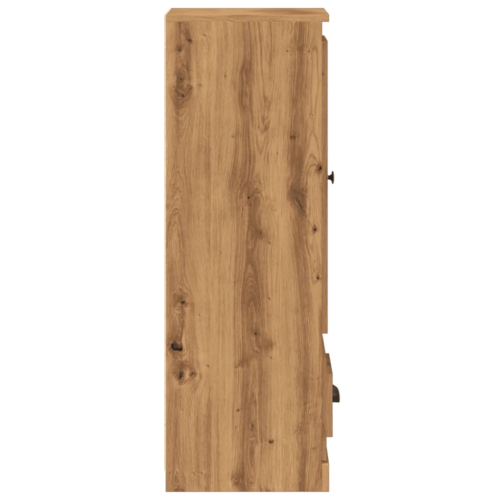 vidaXL Ντουλάπι Αρτισιανή Δρυς 36x35,5x103,5 εκ από Επεξεργασμένο Ξύλο