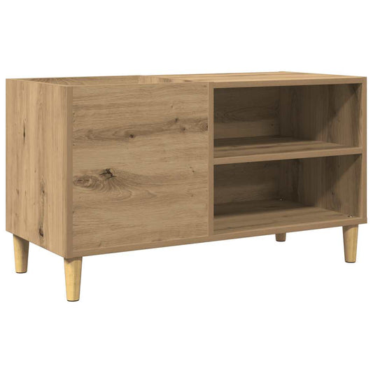 ντουλάπι δίσκων vidaXL Δρυς τεχνίτης 84,5x38x48 cm Κατασκευασμένο ξύλο