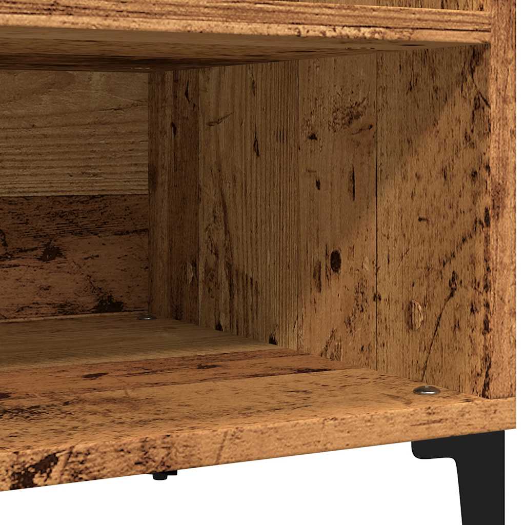 vidaXL Δισκοθήκη Παλιό Ξύλο 84,5 x 38 x 48 εκ. από Επεξεργασμένο Ξύλο
