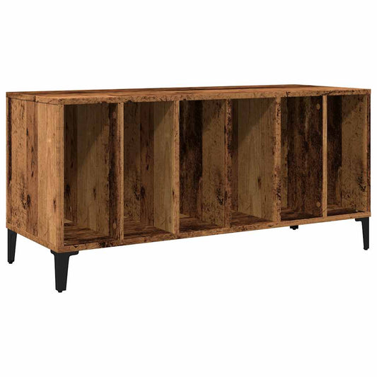 vidaXL Έπιπλο Δίσκων Μαύρο 100 x 38 x 48 εκ. από Επεξεργασμένο Ξύλο
