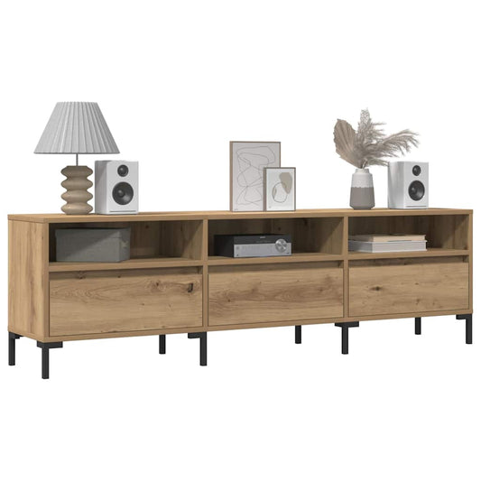 vidaXL Έπιπλο Τηλεόρασης τεχνίτης Δρυς 150x30x44,5 εκ