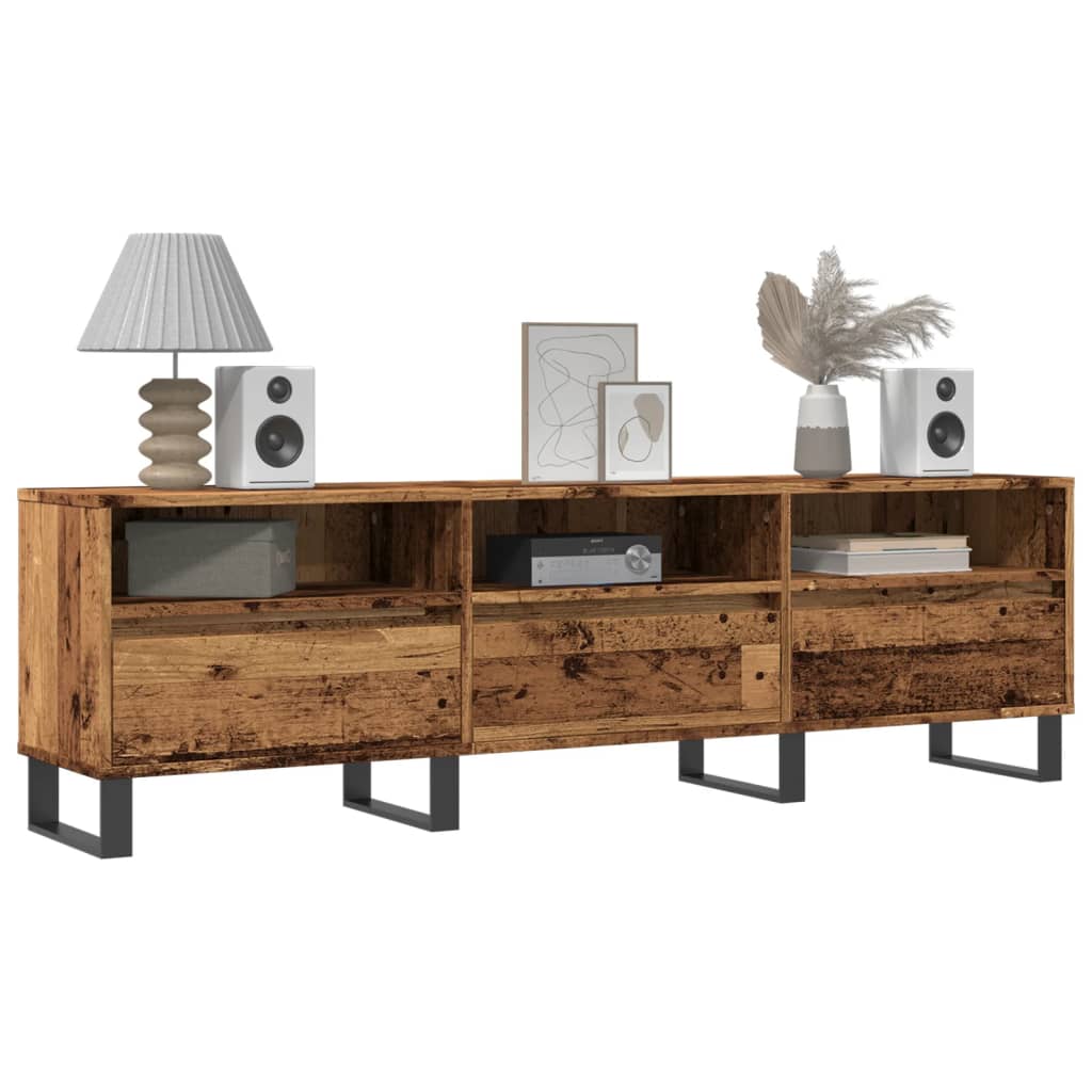 vidaXL Έπιπλο Τηλεόρασης Παλιό Ξύλο 150x30x44,5 εκ. Επεξεργασμένο Ξύλο