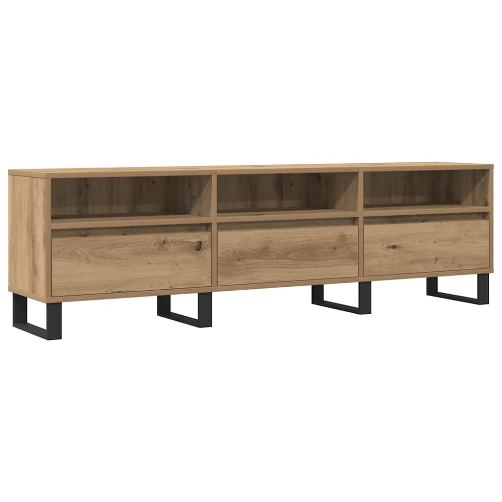 vidaXL Έπιπλο Τηλεόρασης τεχνίτης Δρυς 150x30x44,5 εκ.