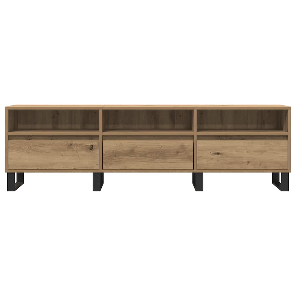 vidaXL Έπιπλο Τηλεόρασης τεχνίτης Δρυς 150x30x44,5 εκ.