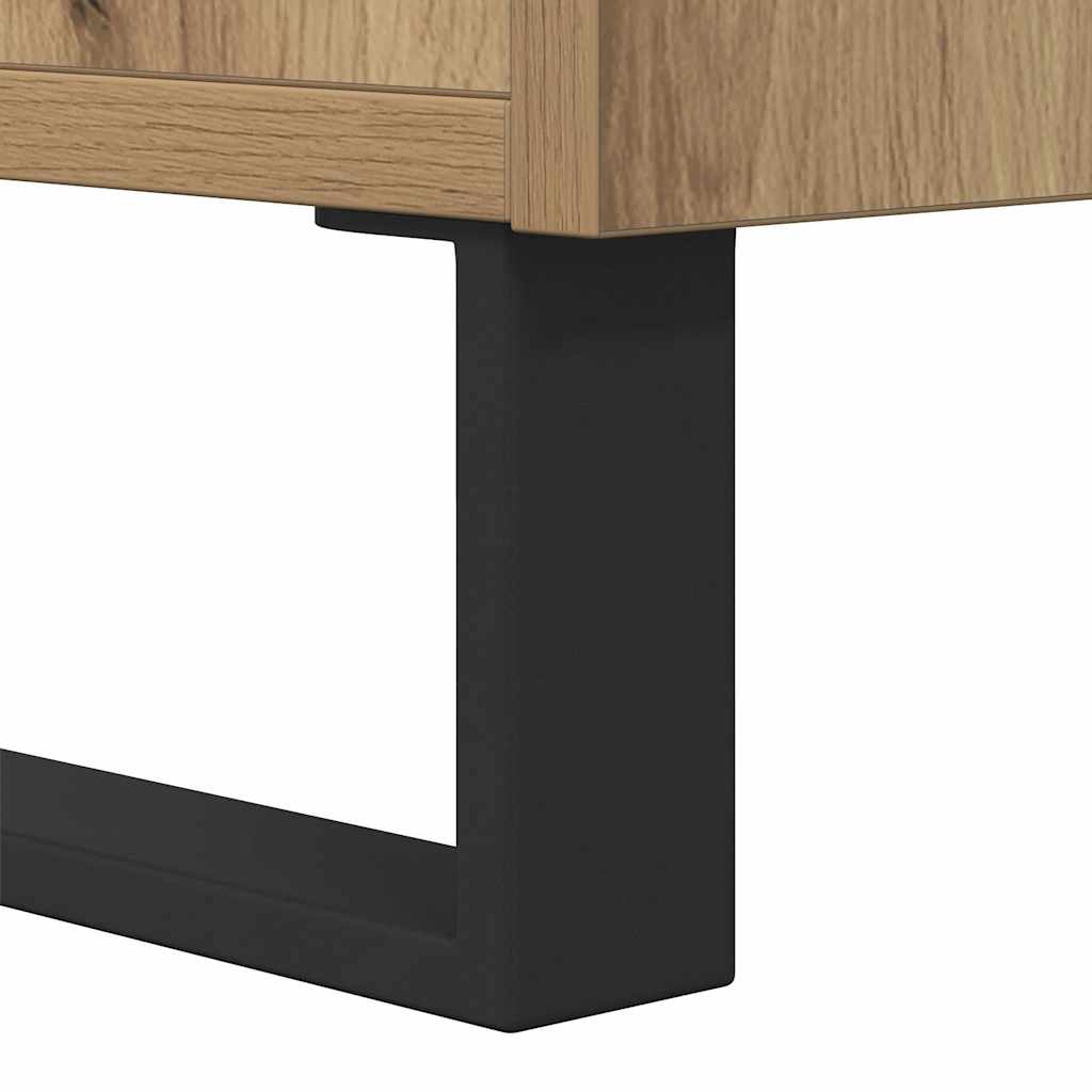 vidaXL Έπιπλο Τηλεόρασης τεχνίτης Δρυς 150x30x44,5 εκ.